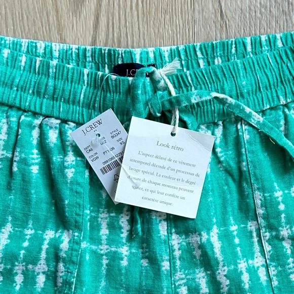 NWT J CREW SEASIDE LINEN BLEND SHORTS - Picture 3 of 7